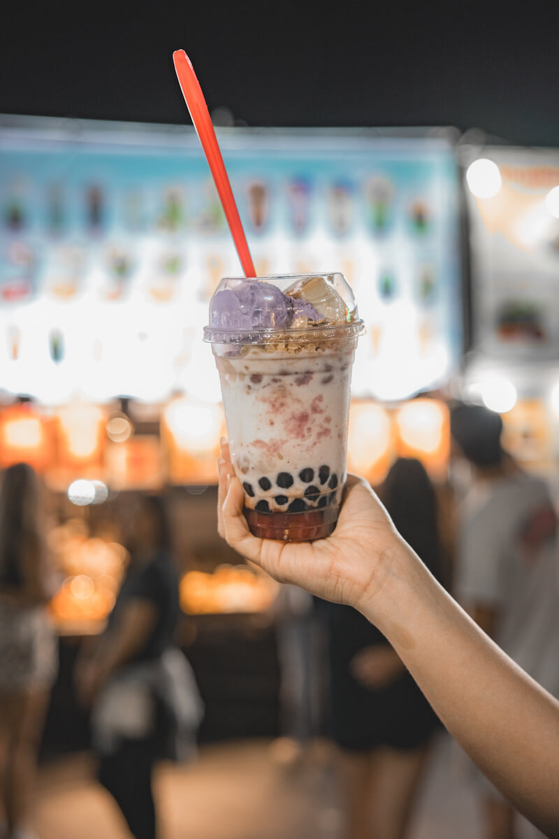 Asian Garden Night Market bubble / boba tea